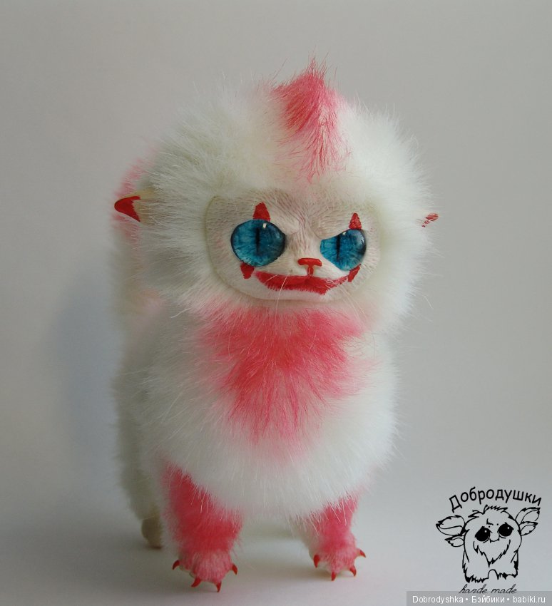 Пеннивайз — Игрушки в смешанной технике (мех и глина): Арт (фото 2)