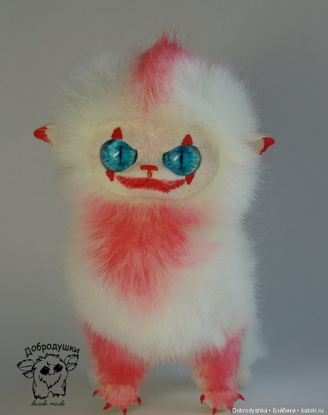 Пеннивайз — Игрушки в смешанной технике (мех и глина): Арт (фото 7)