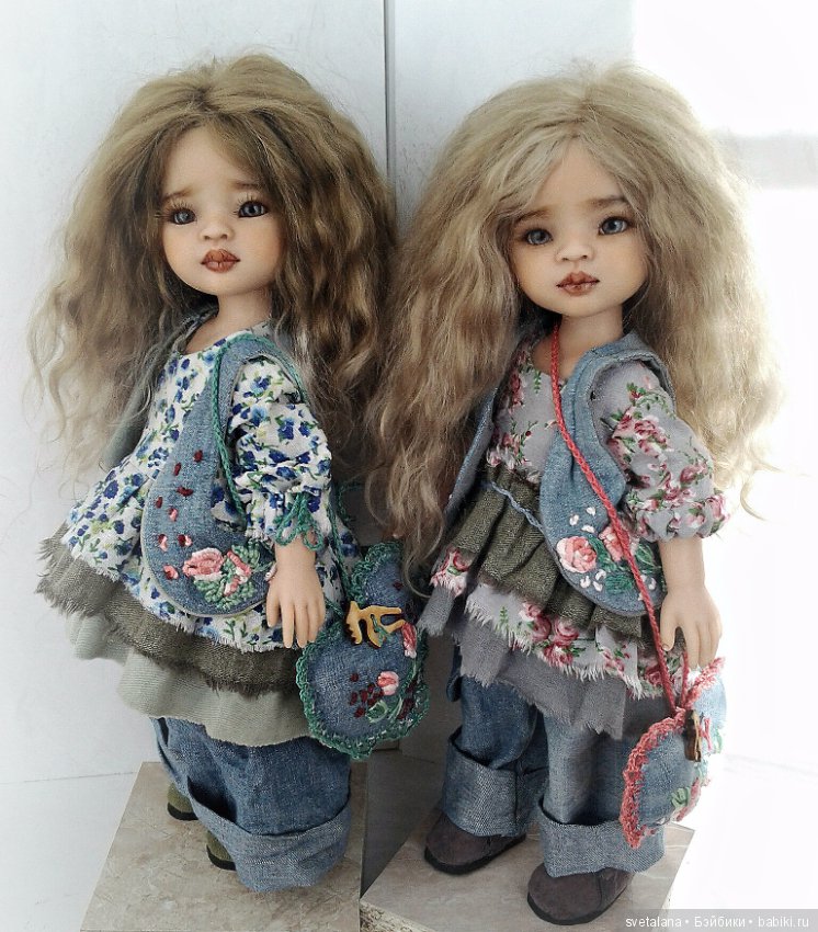 Лия и Мия. ООАК кукол Паола Рейна