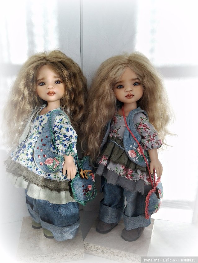 Лия и Мия. ООАК кукол Паола Рейна