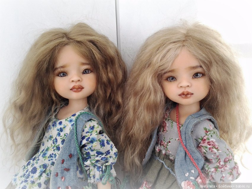 Лия и Мия. ООАК кукол Паола Рейна