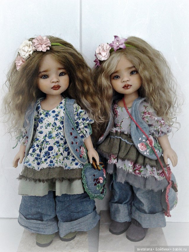 Лия и Мия. ООАК кукол Паола Рейна