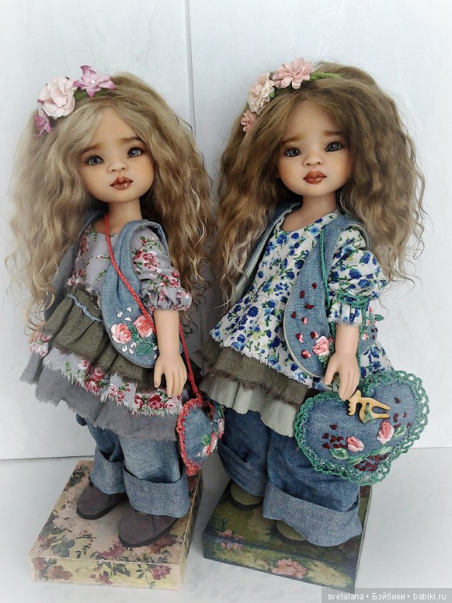 Лия и Мия. ООАК кукол Паола Рейна