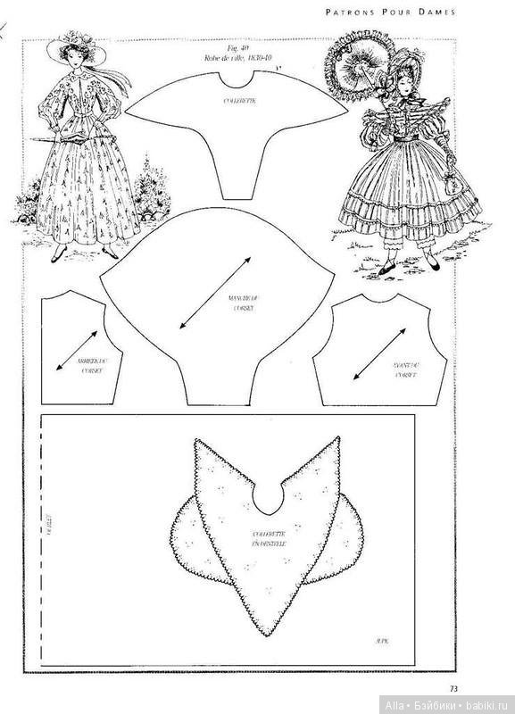 Выкройки красивых платьев (фото 9)