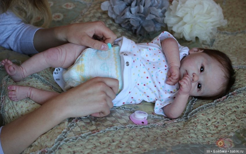 Малышка реборн Кенди, молд Candy скульптора Ping Lau (фото 5)