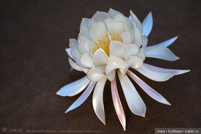 Удивительные японские украшения для волос ручной работы (фото 4)