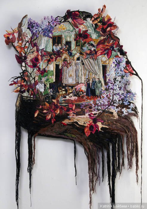 Вышитые картины, создающие иллюзию живописи (фото 7)