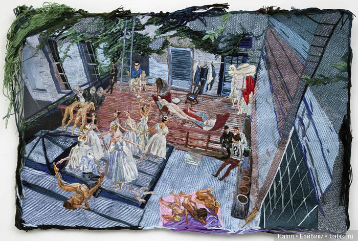 Вышитые картины, создающие иллюзию живописи (фото 6)