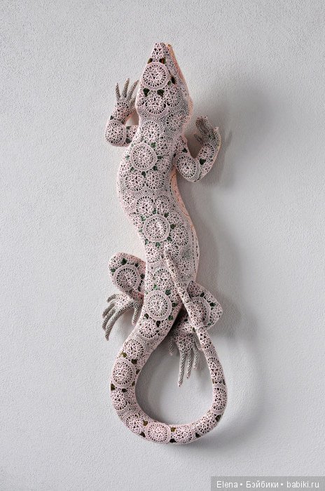 Кружевные скульптуры животных и насекомых от португальской мастерицы (фото 7)