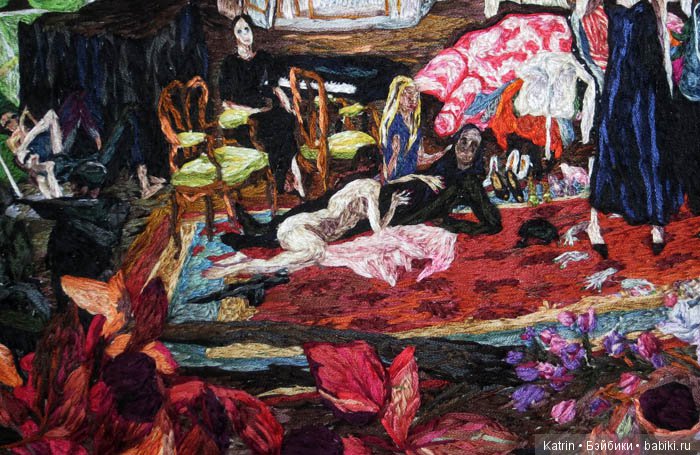 Вышитые картины, создающие иллюзию живописи (фото 5)