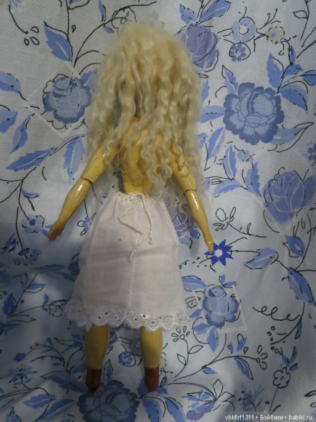 Оливия - полностью деревянная куколка шарнирная (фото 5)