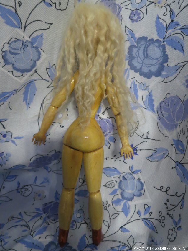 Оливия - полностью деревянная куколка шарнирная (фото 2)