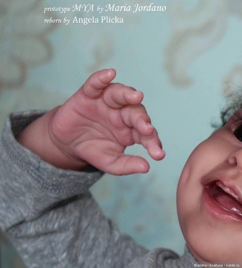Молд куклы реборн Mya, скульптор Maria Jordano, прототипы