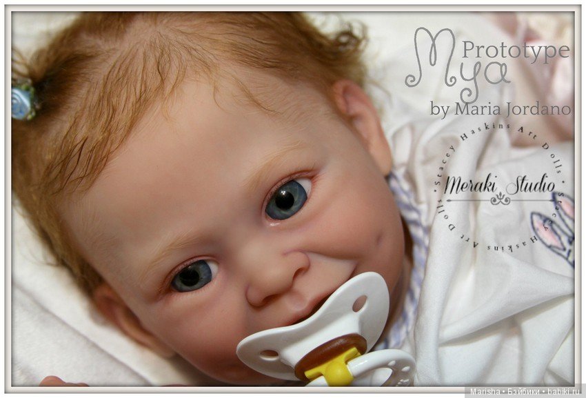 Молд куклы реборн Mya, скульптор Maria Jordano, прототипы (фото 2)