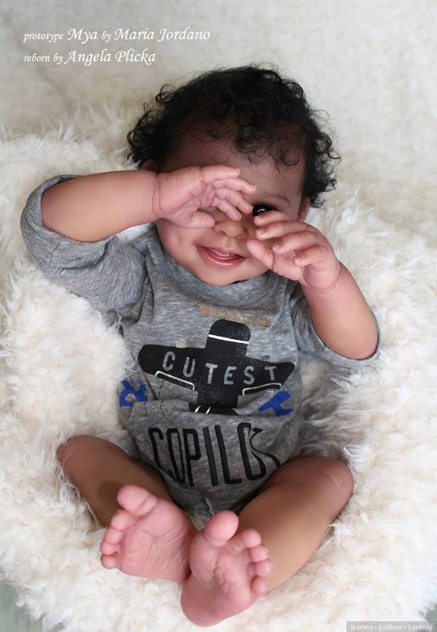 Молд куклы реборн Mya, скульптор Maria Jordano, прототипы