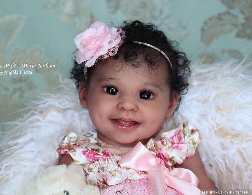 Молд куклы реборн Mya, скульптор Maria Jordano, прототипы