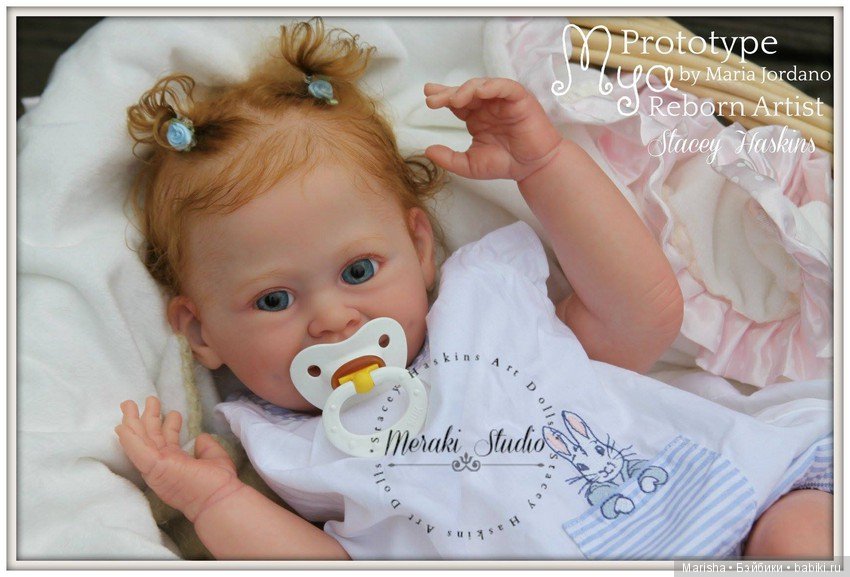 Молд куклы реборн Mya, скульптор Maria Jordano, прототипы