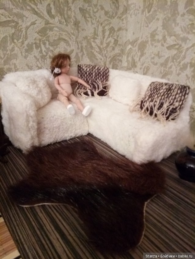 Диванчик своими силами — Мебель для кукол и домиков: фото