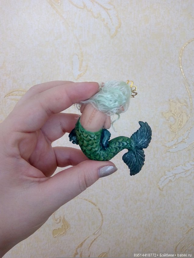 Эльфо русалочка — Авторские миниатюрные куклы: лепка