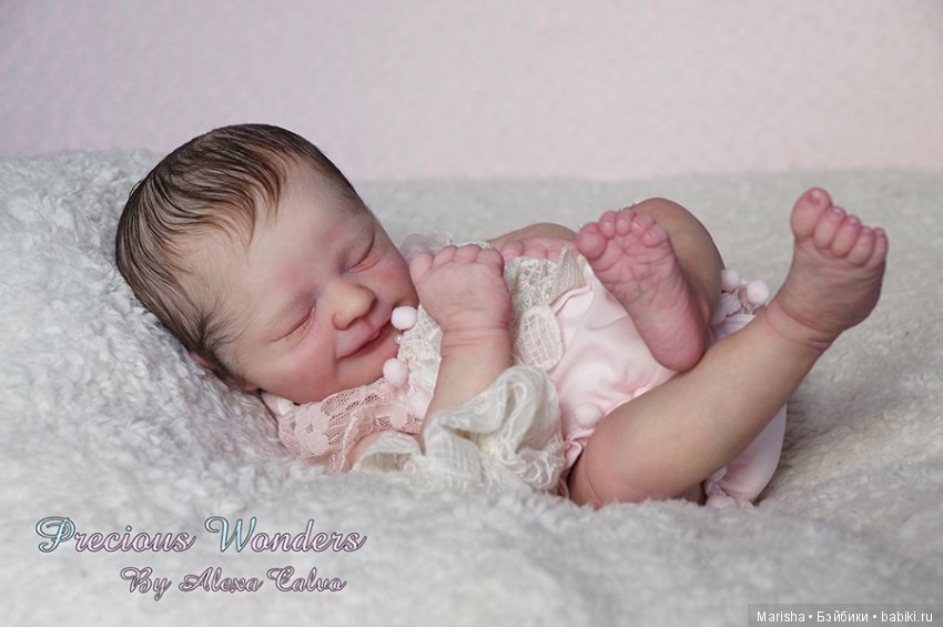 Малышка Realborn Kyrie Asleep, прототип мастера Alexa Calvo (фото 9)