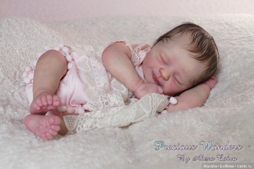 Малышка Realborn Kyrie Asleep, прототип мастера Alexa Calvo (фото 7)