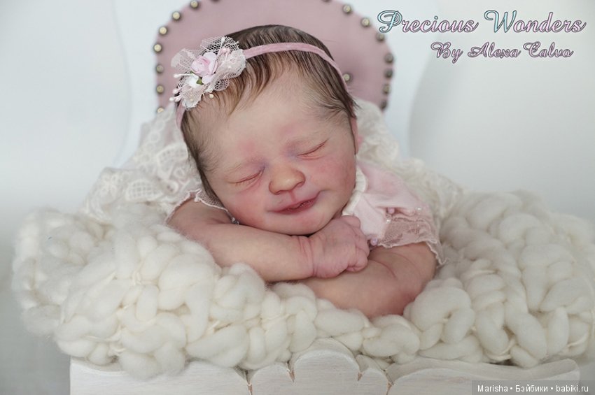 Малышка Realborn Kyrie Asleep, прототип мастера Alexa Calvo