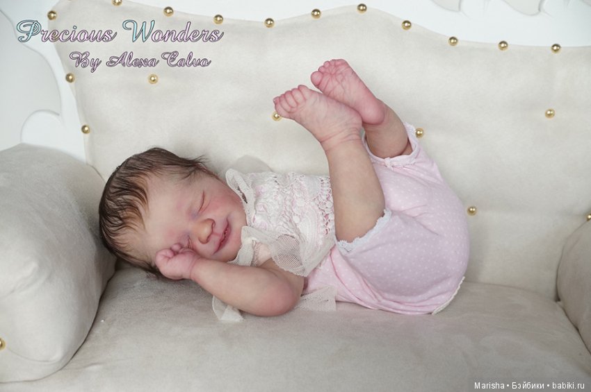 Малышка Realborn Kyrie Asleep, прототип мастера Alexa Calvo