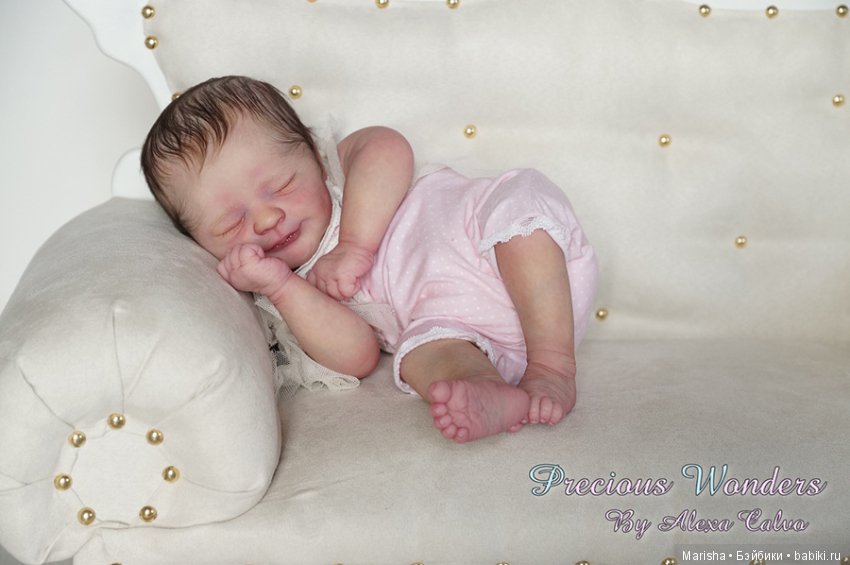 Малышка Realborn Kyrie Asleep, прототип мастера Alexa Calvo