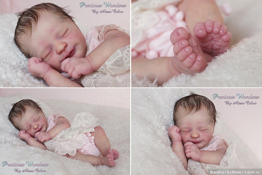 Малышка Realborn Kyrie Asleep, прототип мастера Alexa Calvo (фото 8)