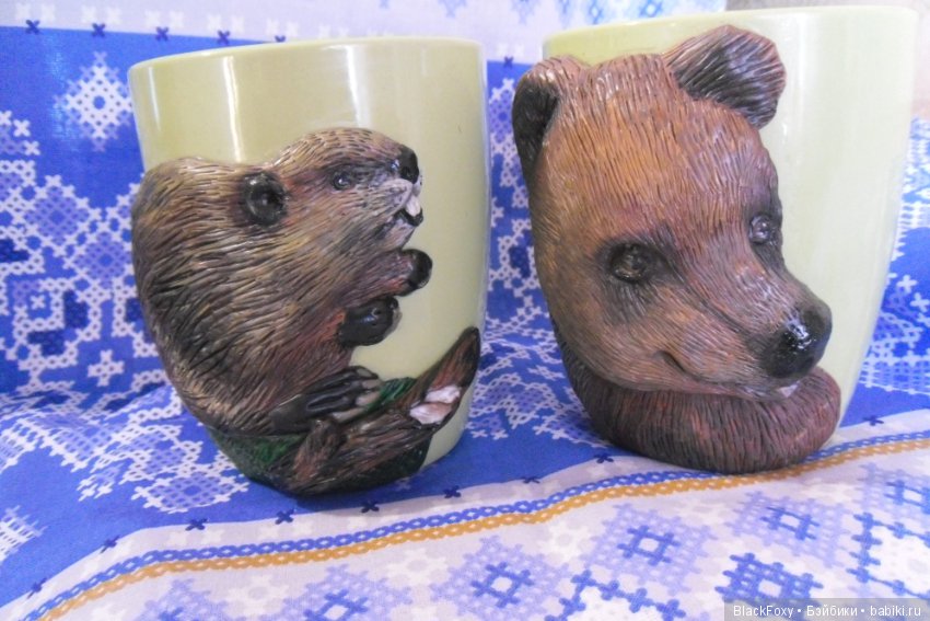 Набор кружек к 23 февраля Строитель и Лесник