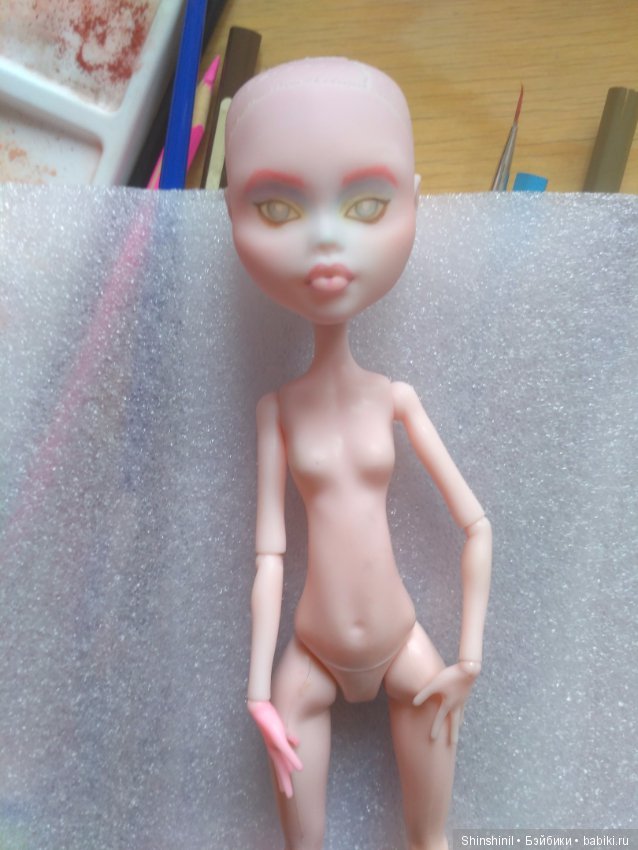 Ооак на куклах МХ — ООАК Monster High и Ever After High: репейнт (фото 4)