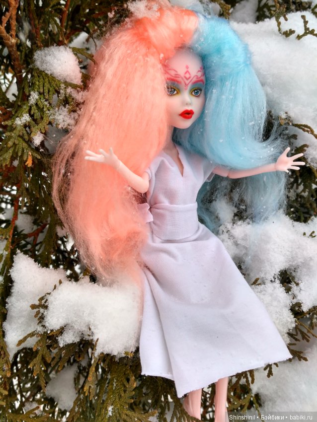 Ооак на куклах МХ — ООАК Monster High и Ever After High: репейнт (фото 9)
