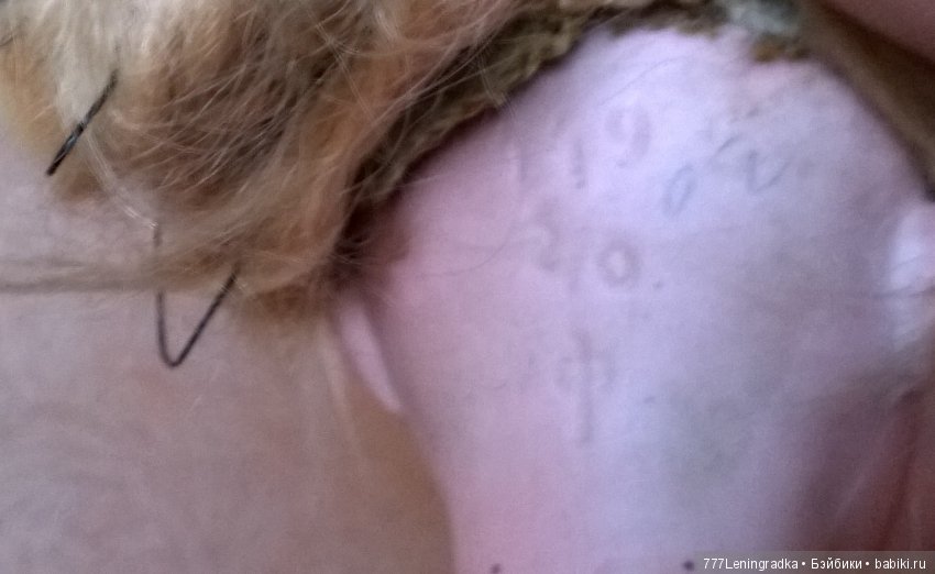 Голова фарфор старинная! Интересная (фото 5)