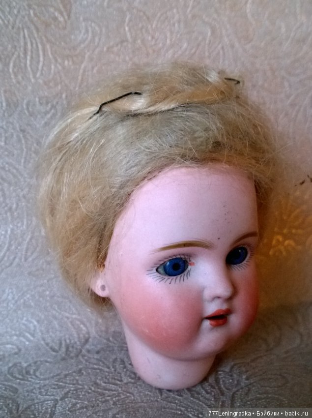 Голова фарфор старинная! Интересная (фото 4)