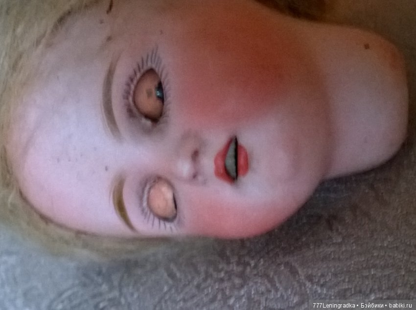 Голова фарфор старинная! Интересная (фото 7)