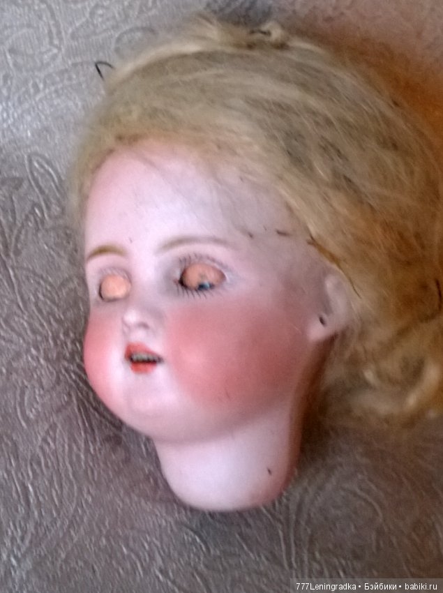 Голова фарфор старинная! Интересная (фото 6)