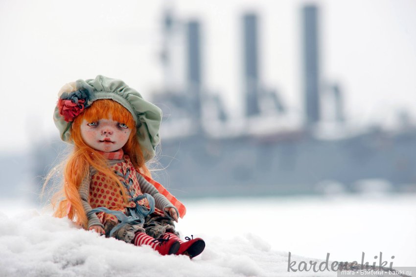 Авторская куколка Эмма, Kardenchiki art dolls (фото 7)