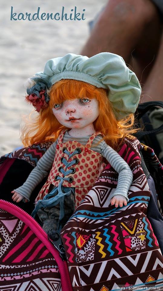 Авторская куколка Эмма, Kardenchiki art dolls (фото 9)
