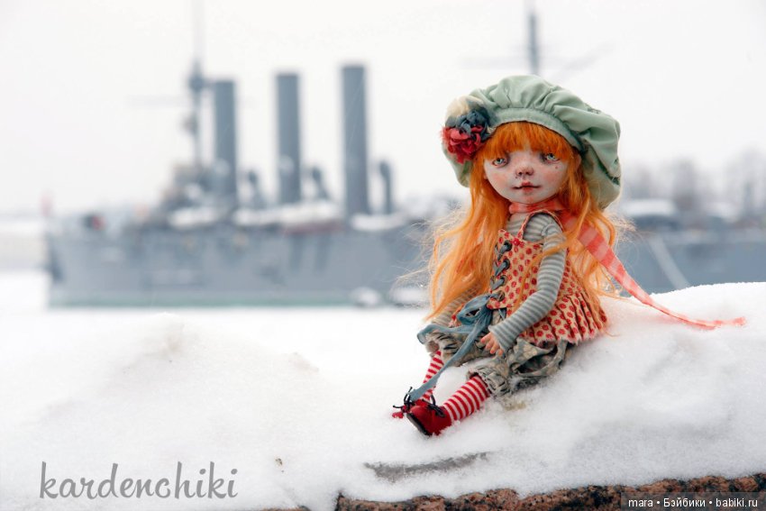 Авторская куколка Эмма, Kardenchiki art dolls (фото 3)