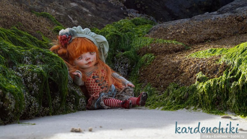 Авторская куколка Эмма, Kardenchiki art dolls