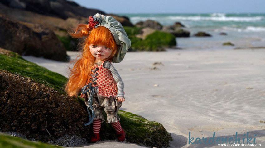 Авторская куколка Эмма, Kardenchiki art dolls