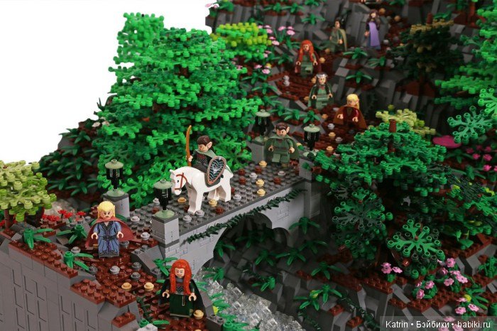 Саурон не пройдет: эльфийская застава Alice Finch и David Frank из 200 000 деталек Лего (фото 4)