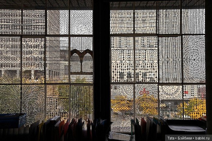 Бумажное кружево из старых газет Мириам Дион, Myriam Dion (фото 7)