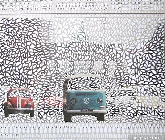 Бумажное кружево из старых газет Мириам Дион, Myriam Dion (фото 5)