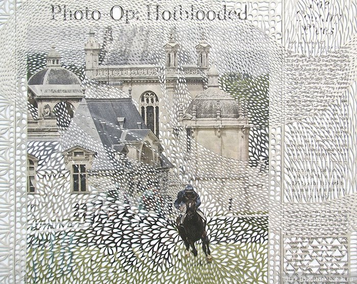 Бумажное кружево из старых газет Мириам Дион, Myriam Dion (фото 6)