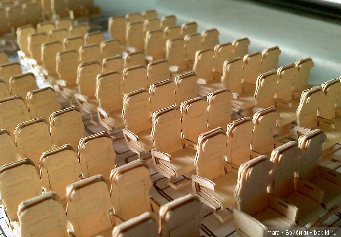 Бумажная репродукция самолета Boeing 777 в масштабе 1:60 (фото 8)