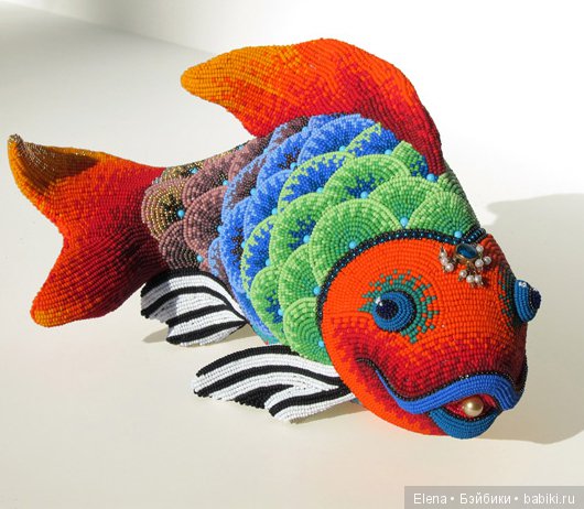 Бисерные скульптуры Джэн Хулинг Jan Huling (фото 8)