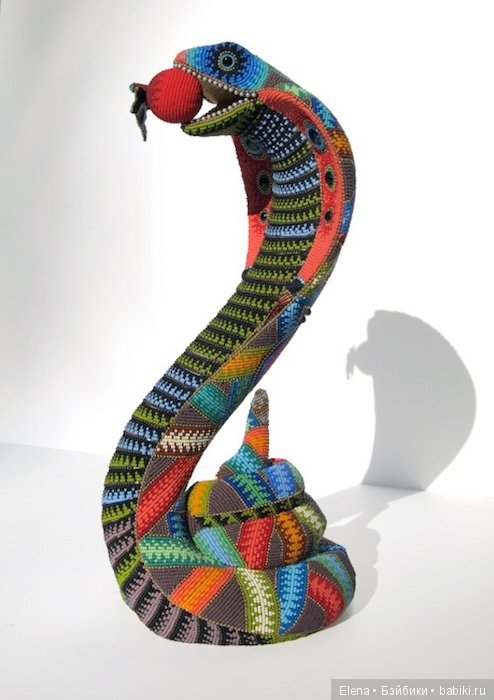 Бисерные скульптуры Джэн Хулинг Jan Huling (фото 2)