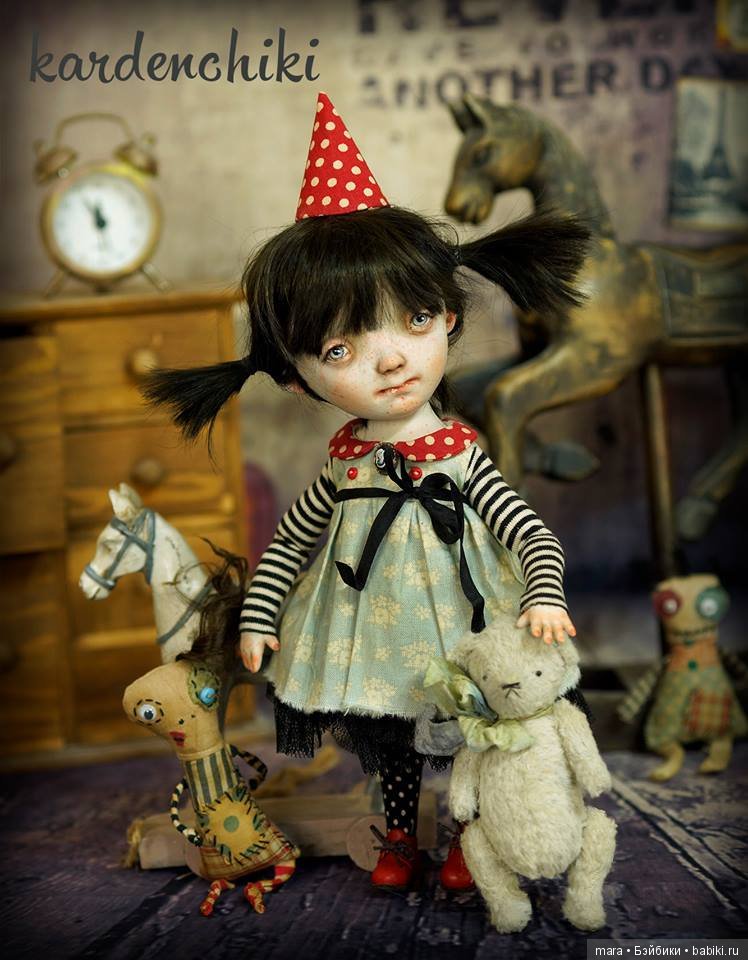 Куколка Туся, Kardenchiki art dolls (фото 8)