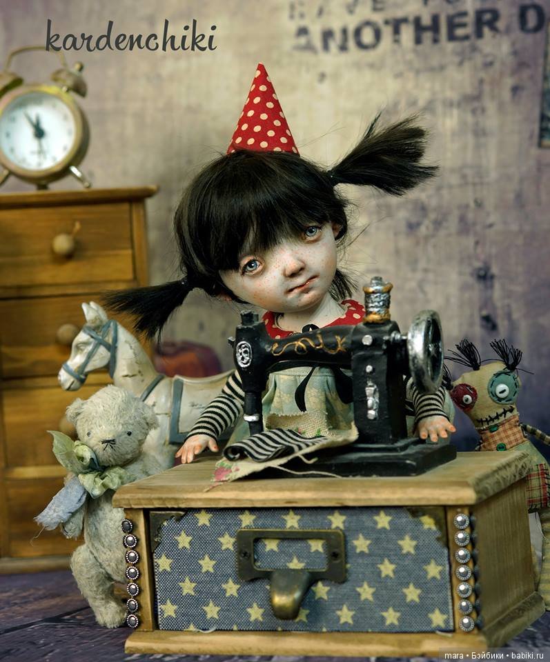 Куколка Туся, Kardenchiki art dolls (фото 9)
